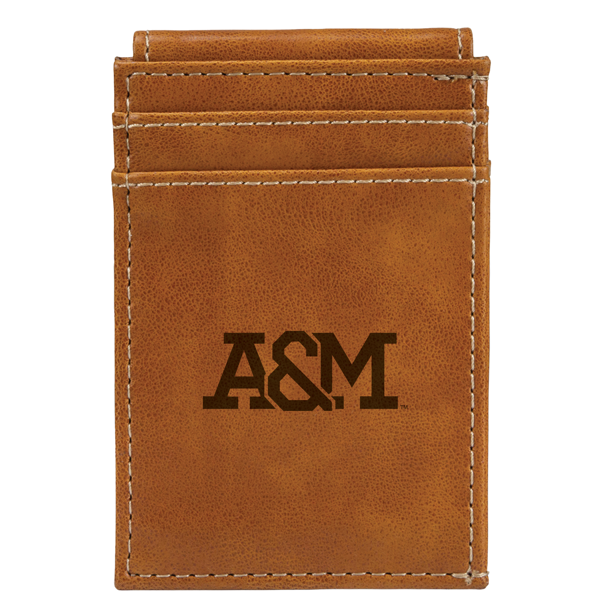 Brown Florida A&M Rattlers Front Pocket Wallet