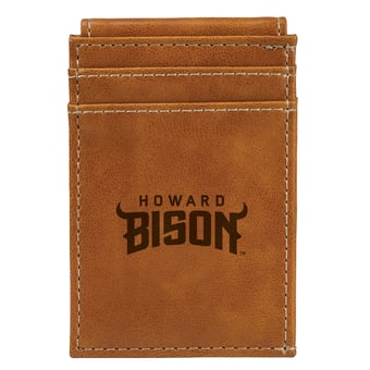 Brown Howard Bison Front Pocket Wallet