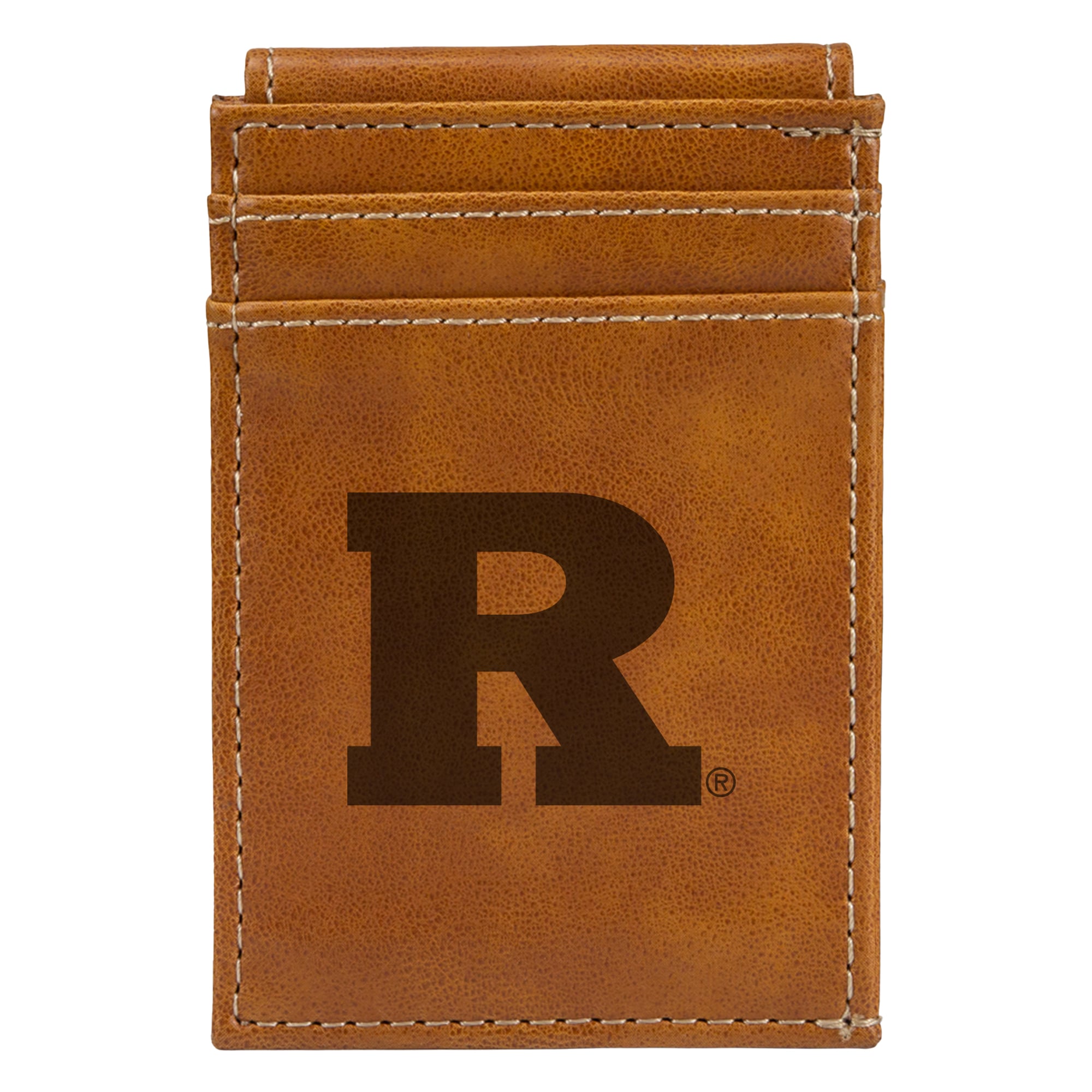 Brown Rutgers Scarlet Knights Front Pocket Wallet