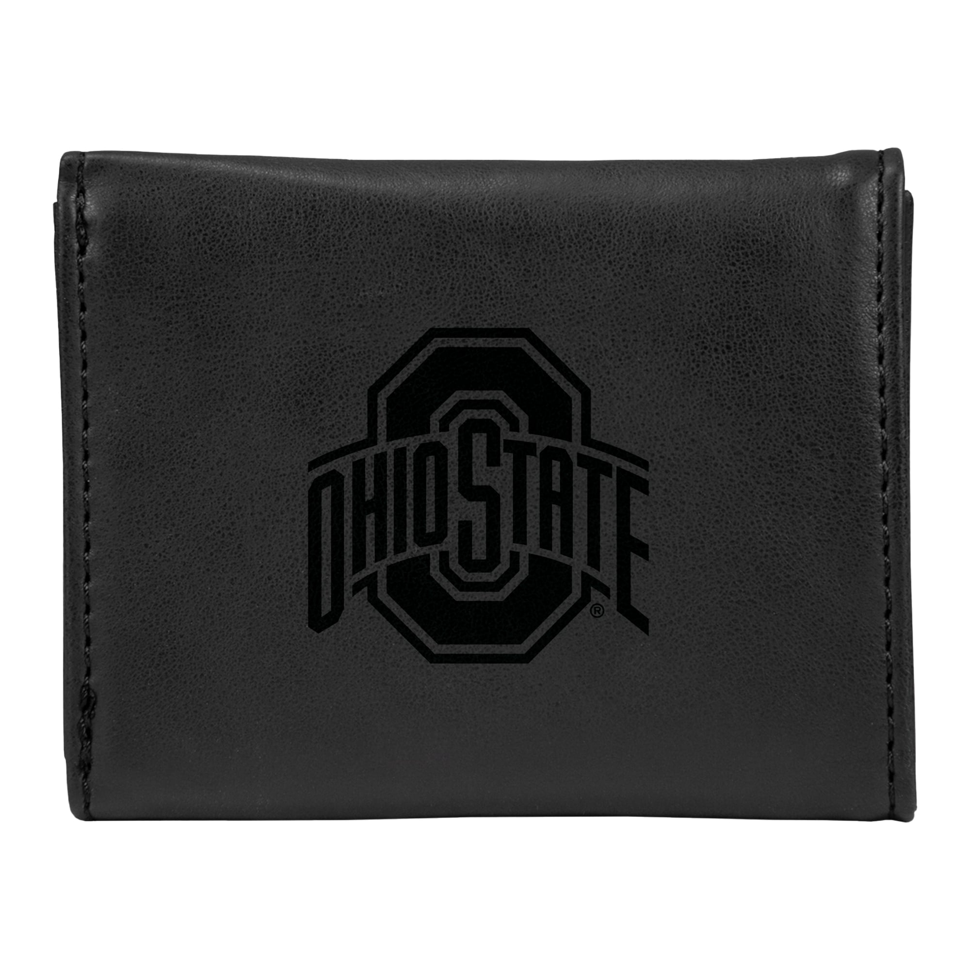 Black Ohio State Buckeyes Trifold Wallet
