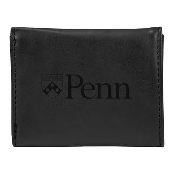Black Pennsylvania Quakers Trifold Wallet