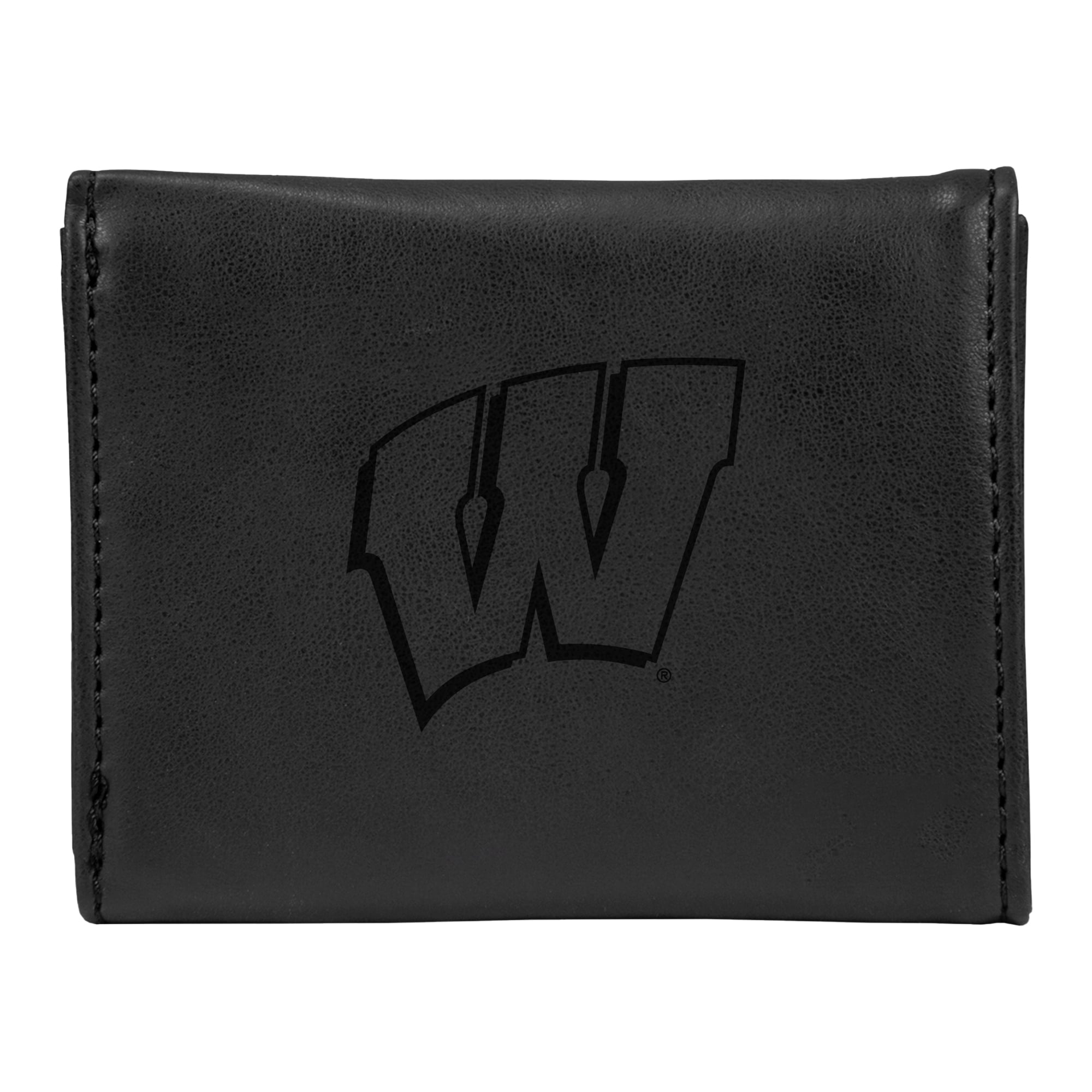 Black Wisconsin Badgers Trifold Wallet