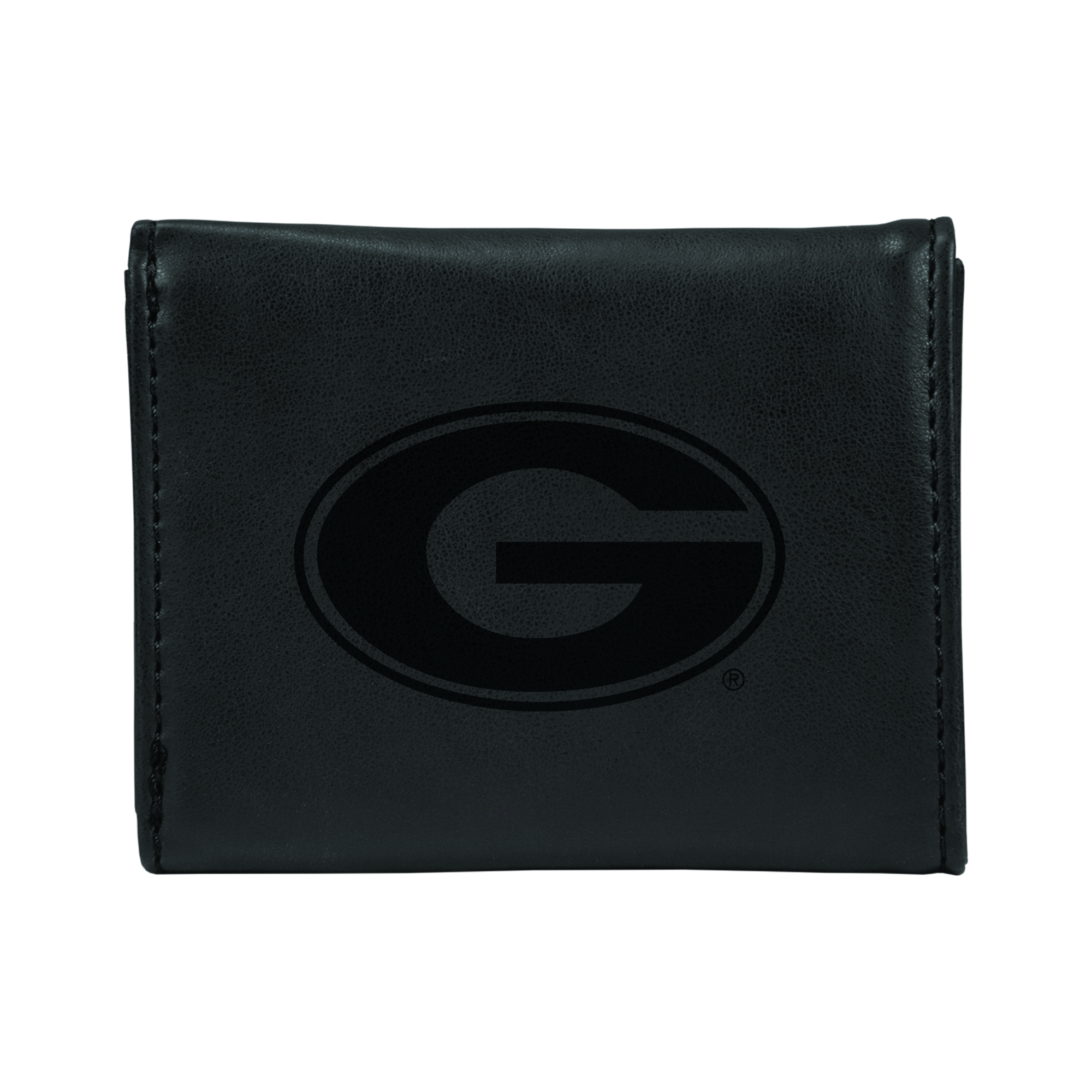 Black Georgia Bulldogs Trifold Wallet