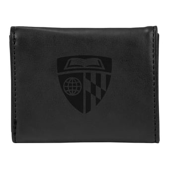 Black Johns Hopkins Blue Jays Trifold Wallet