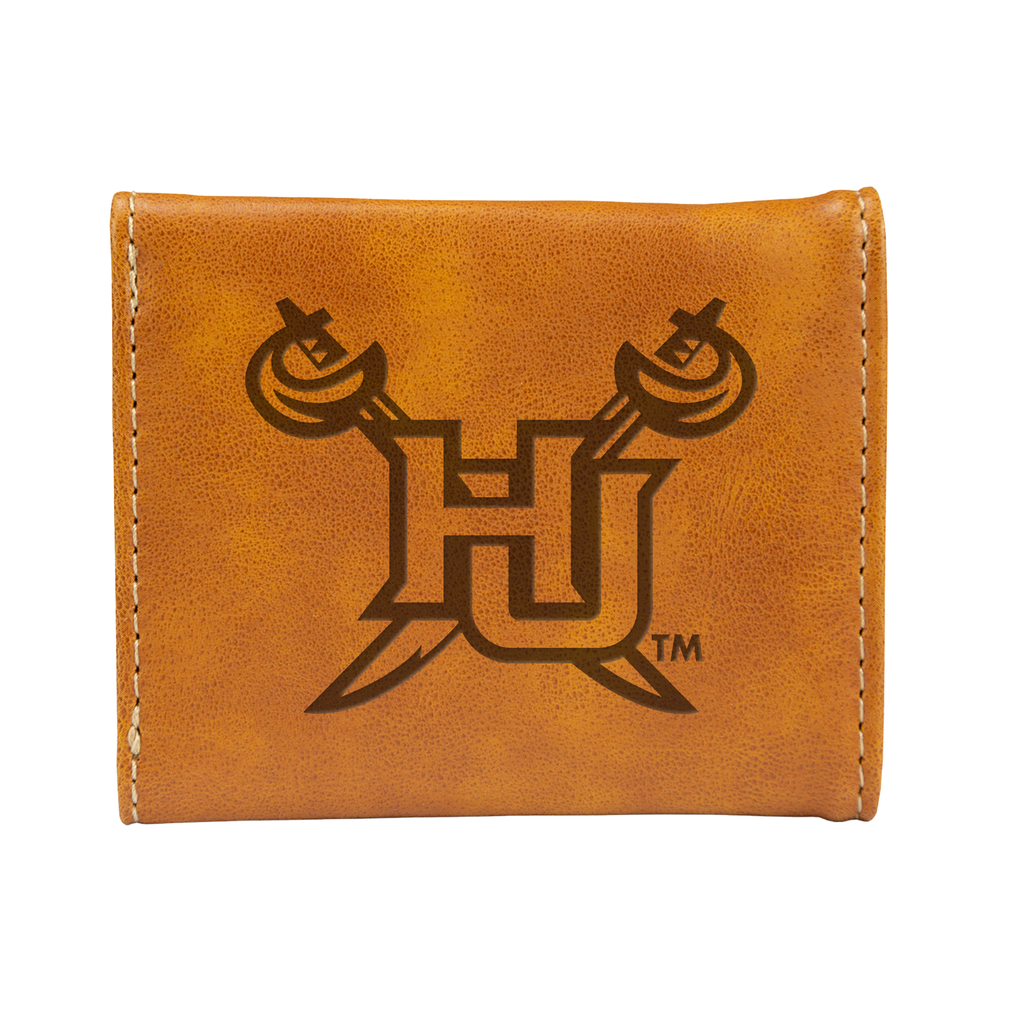 Brown Hampton Pirates Trifold Wallet
