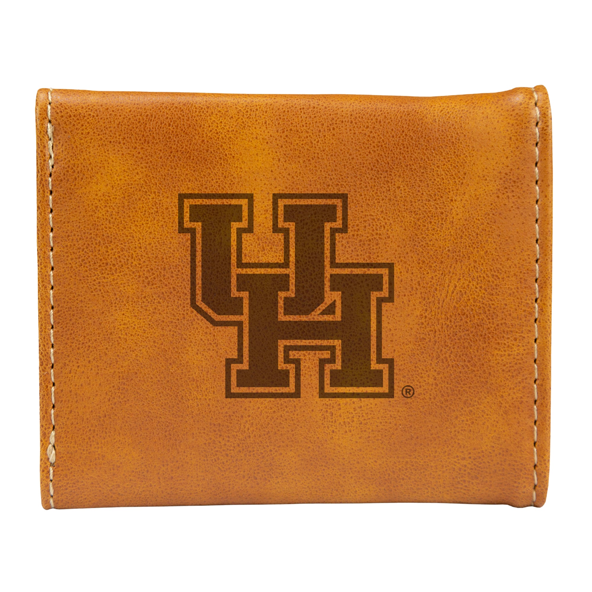 Brown Houston Cougars Trifold Wallet