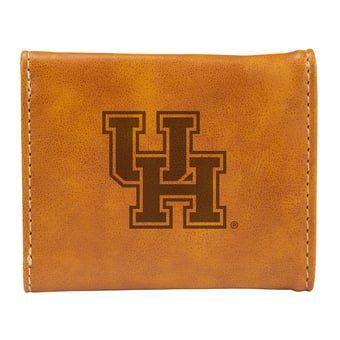 Brown Houston Cougars Trifold Wallet