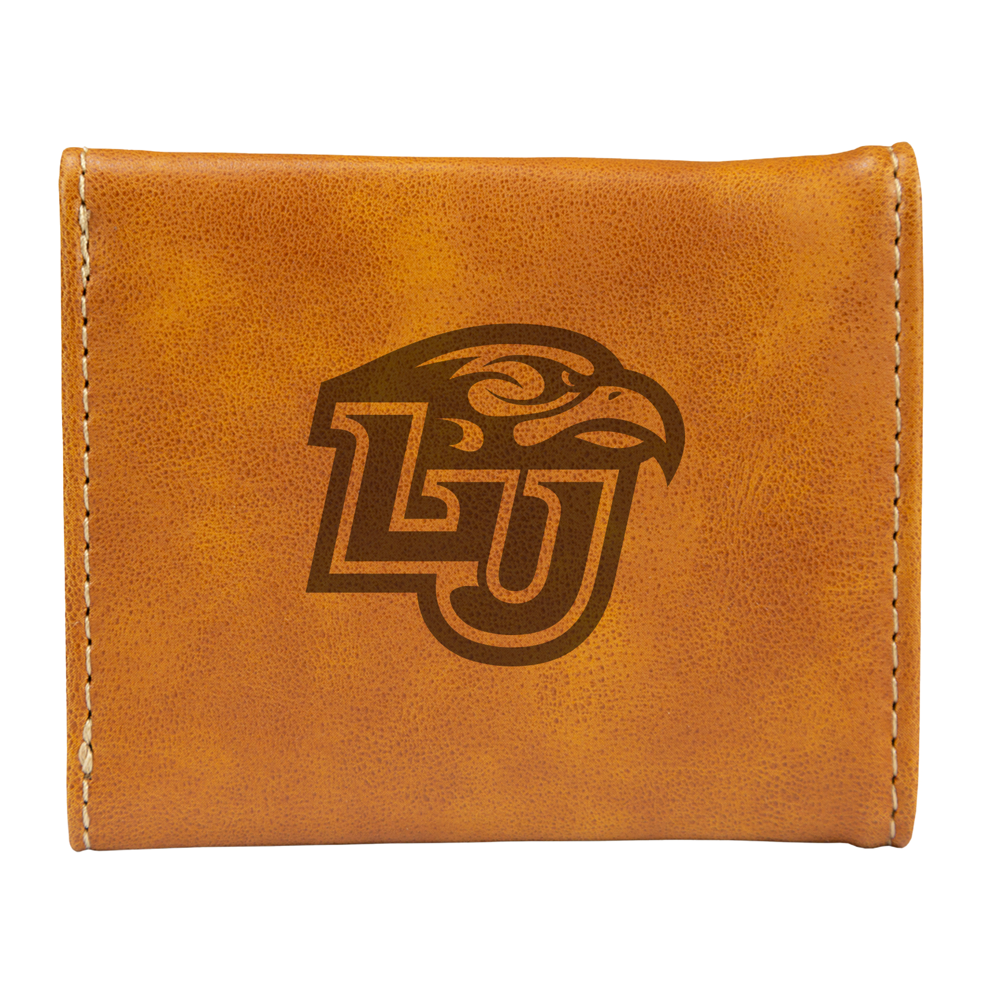 Brown Liberty Flames Trifold Wallet