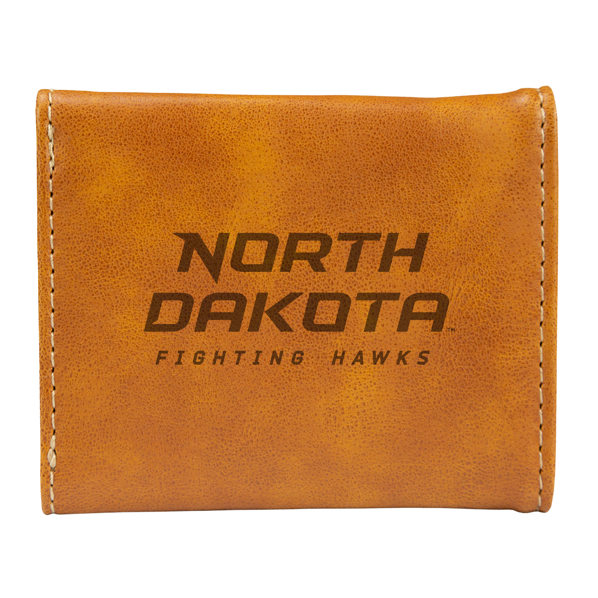 Brown North Dakota Trifold Wallet