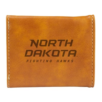 Brown North Dakota Trifold Wallet