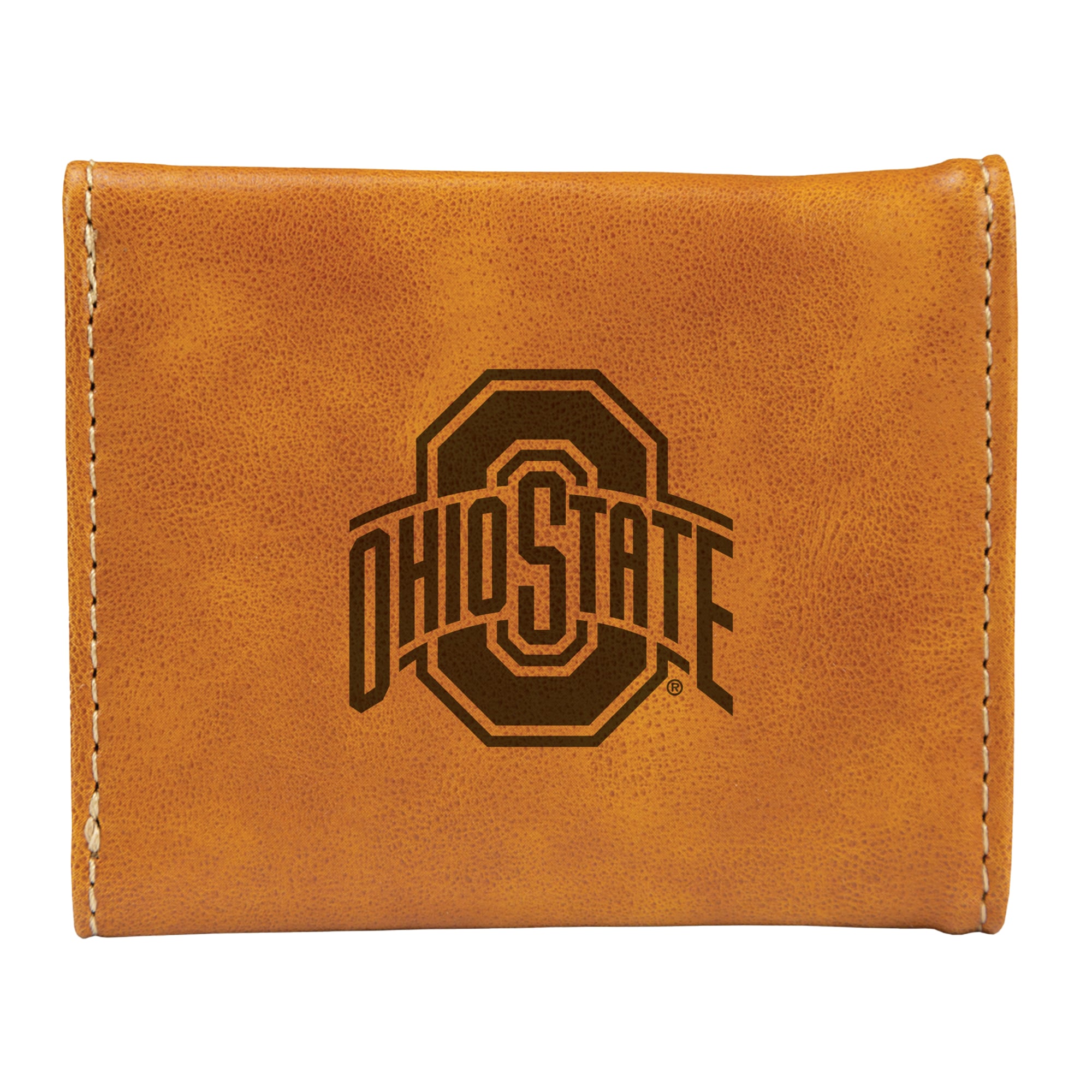 Brown Ohio State Buckeyes Trifold Wallet
