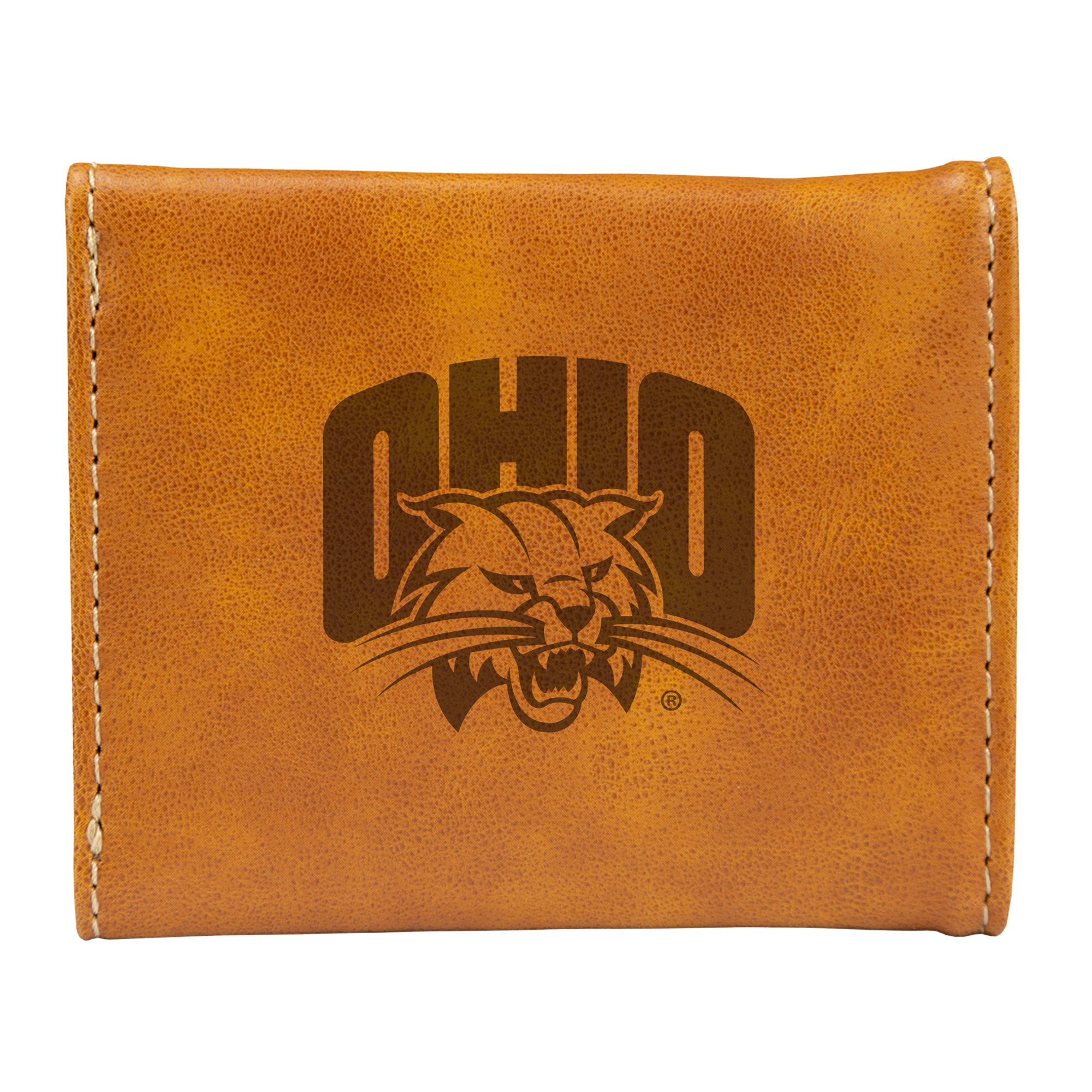 Brown Ohio Bobcats Trifold Wallet Brown Ohio Bobcats Trifold Wallet