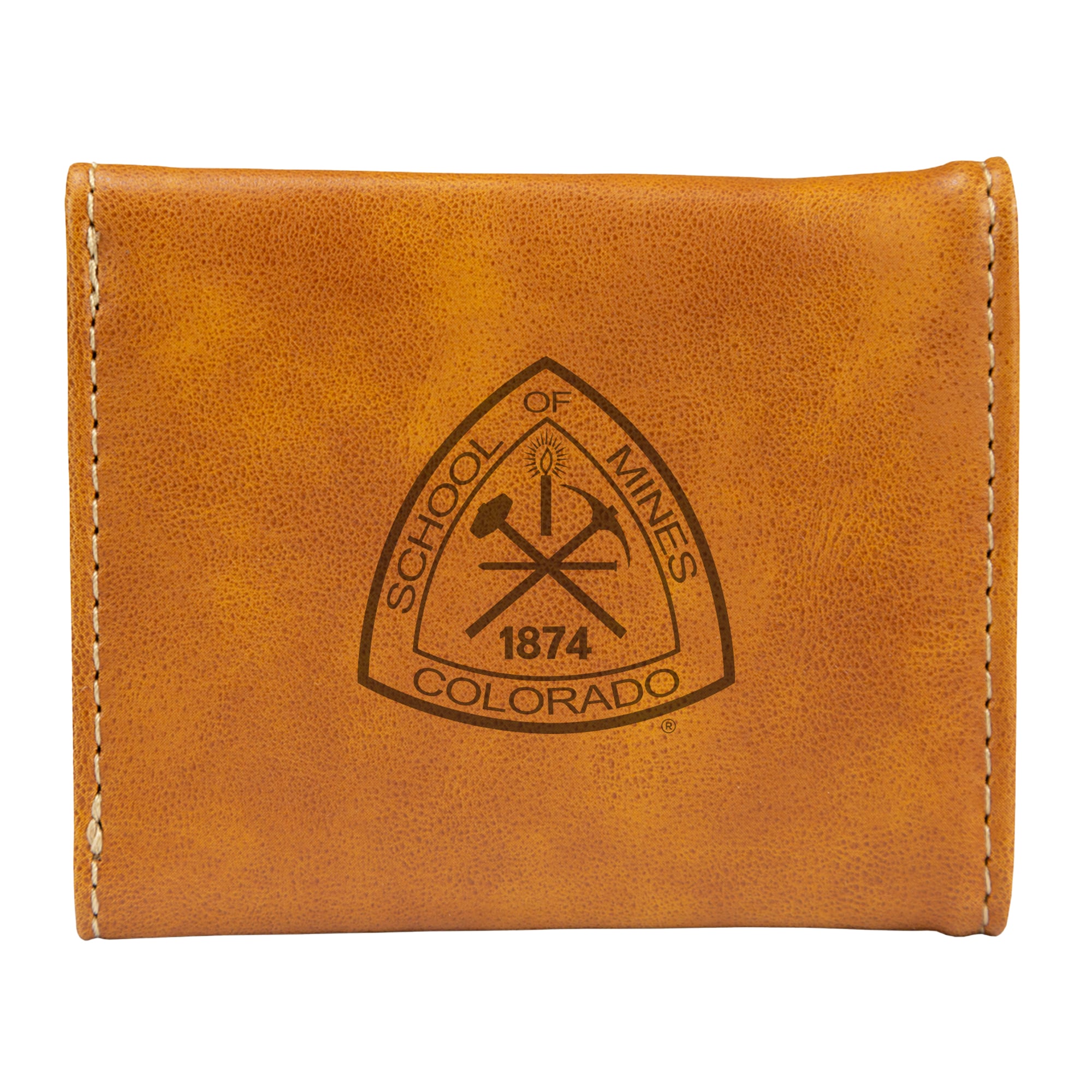 Brown Colorado School of Mines Orediggers Trifold Wallet