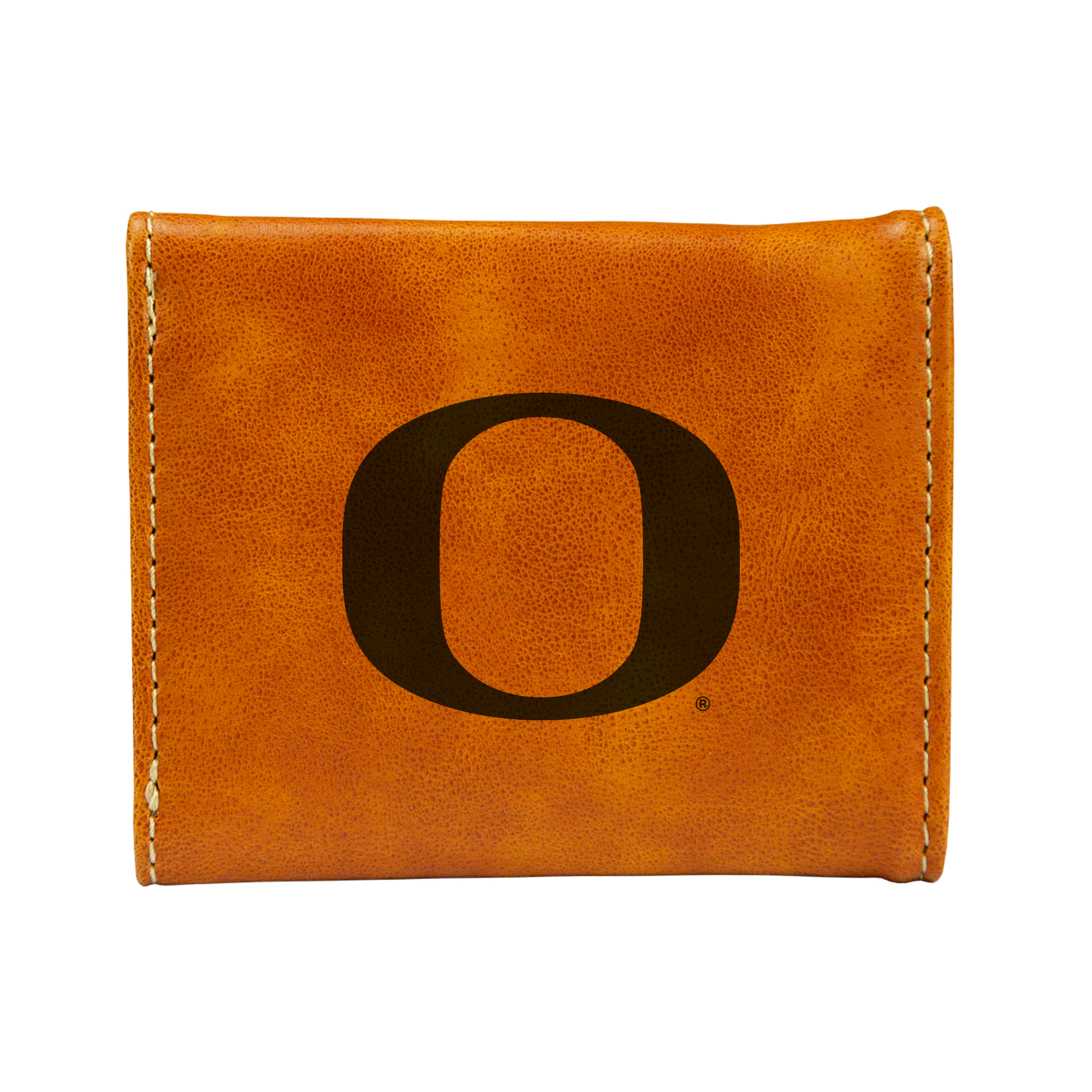 Brown Oregon Ducks Trifold Wallet