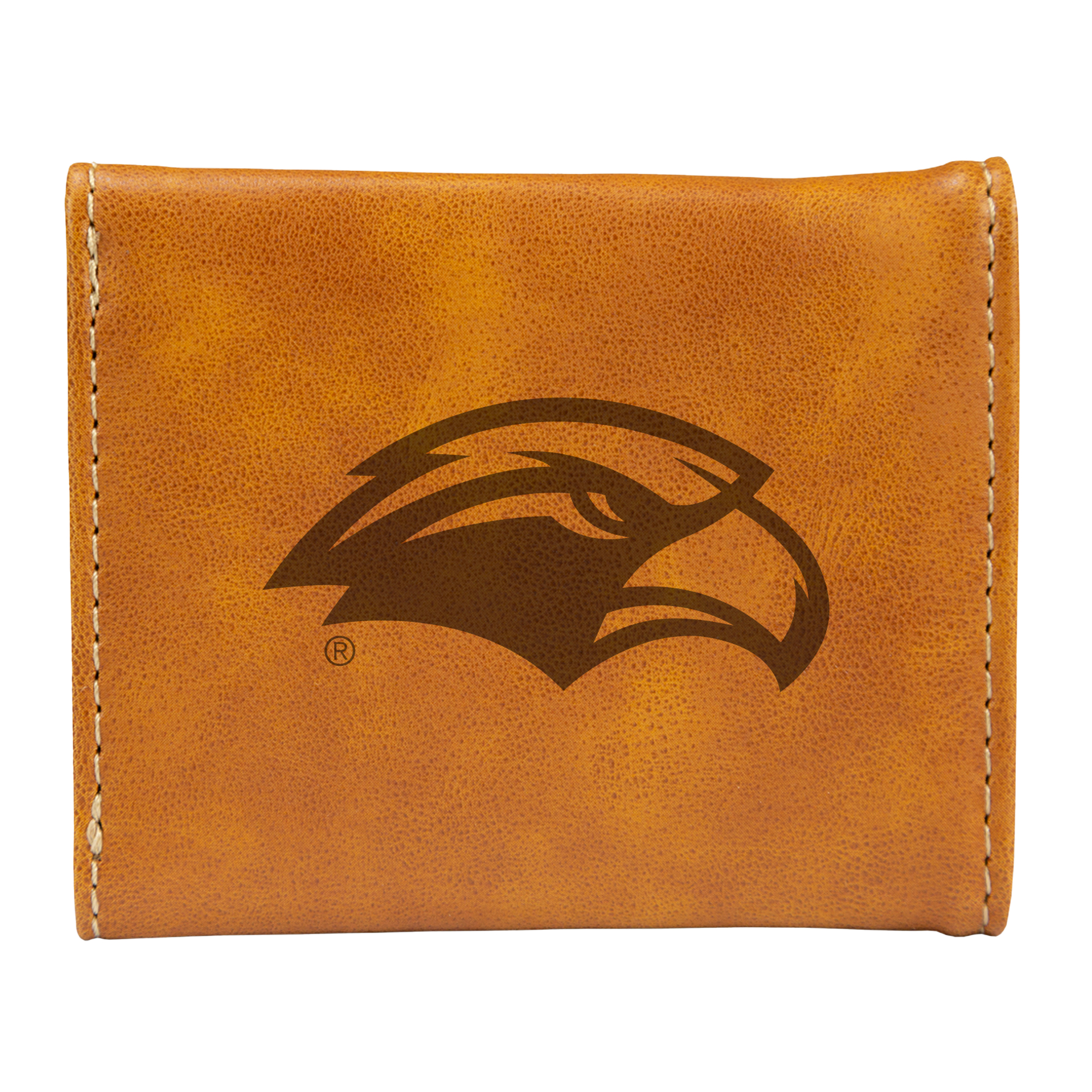Brown Southern Miss Golden Eagles Trifold Wallet