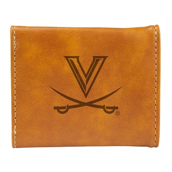 Brown Virginia Cavaliers Trifold Wallet