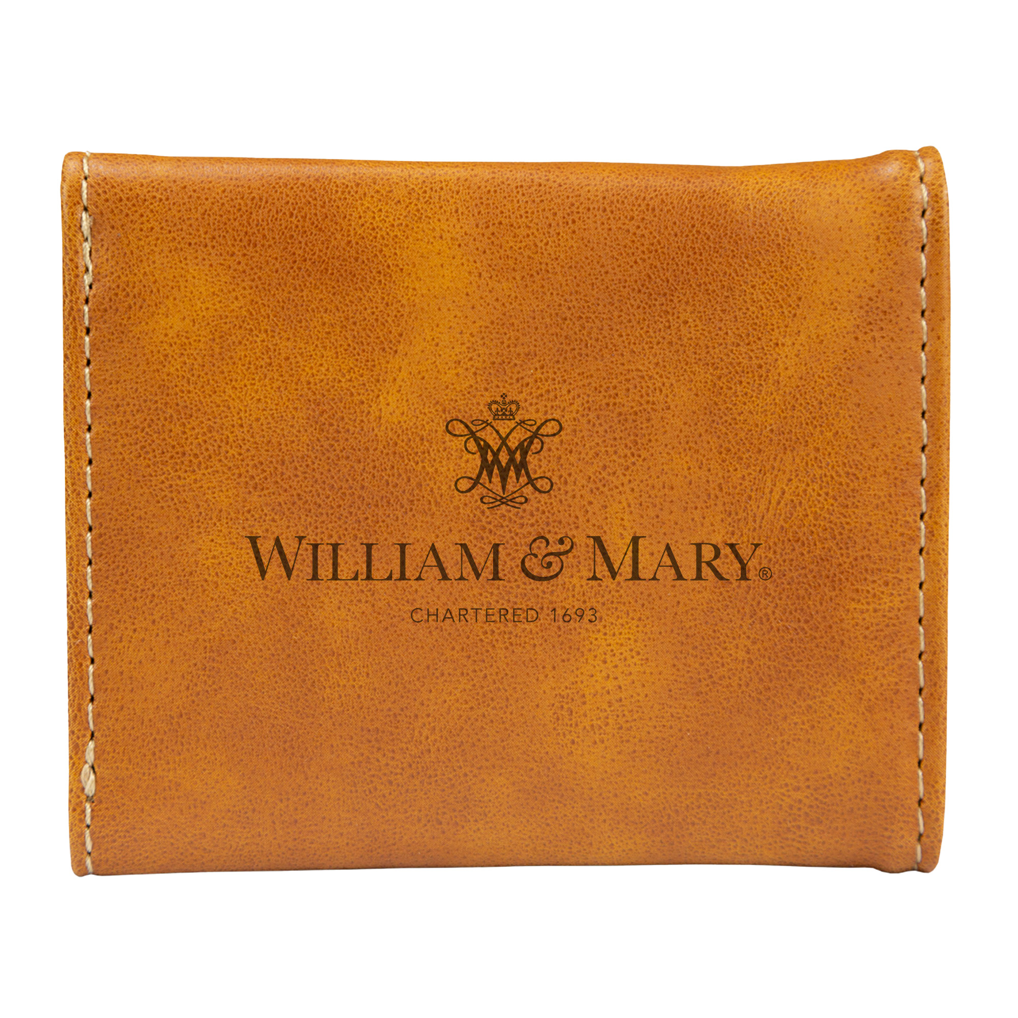 Brown William & Mary Tribe Trifold Wallet