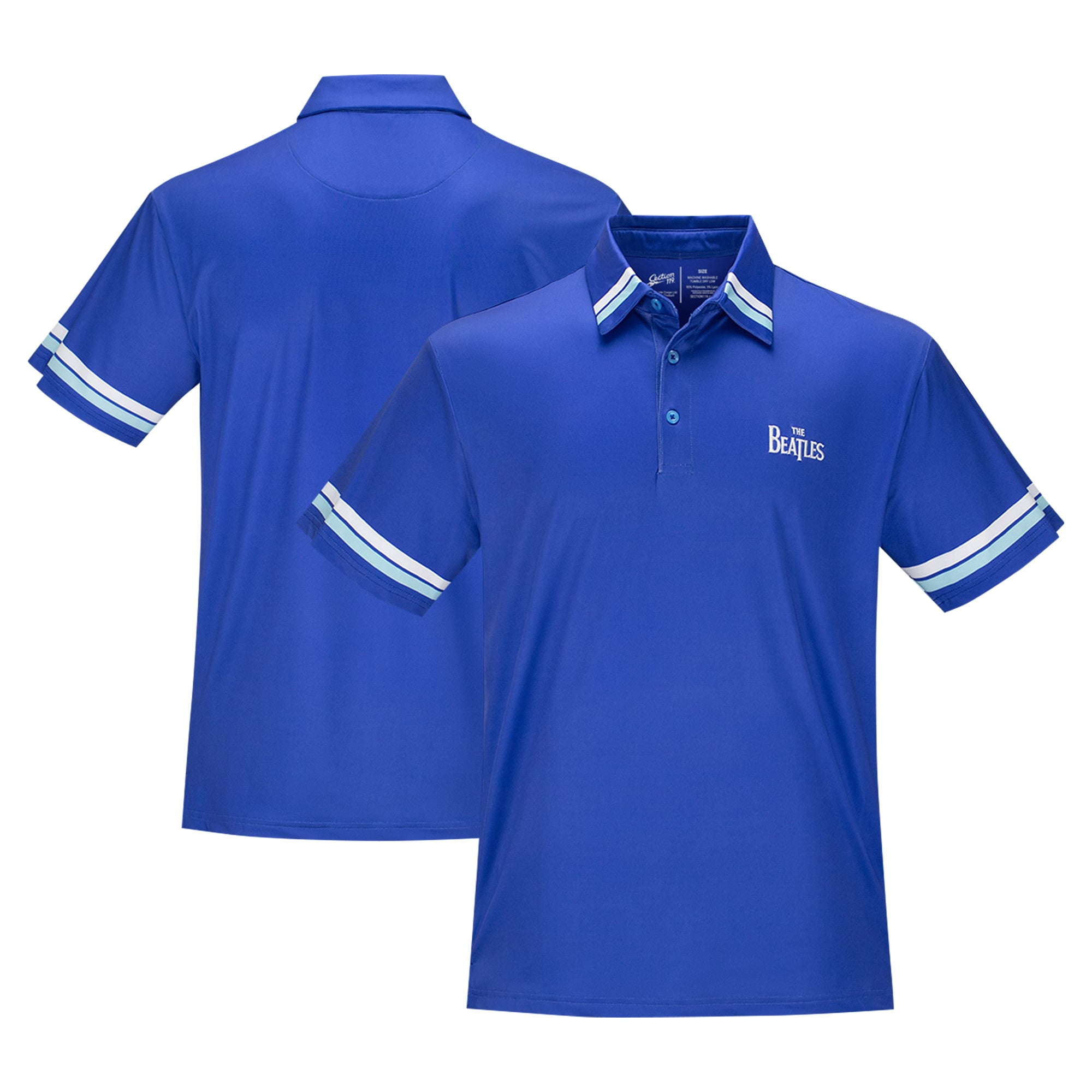Men's Section 119 Blue The Beatles  Polo