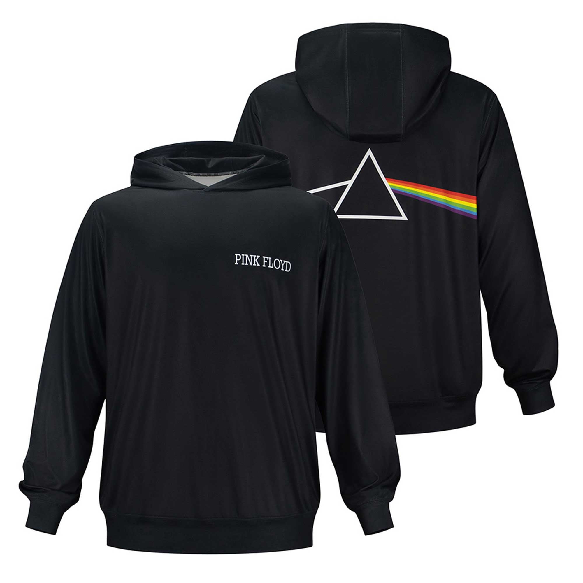 Unisex Black Pink Floyd Dark Side of the Moon Pullover Hoodie