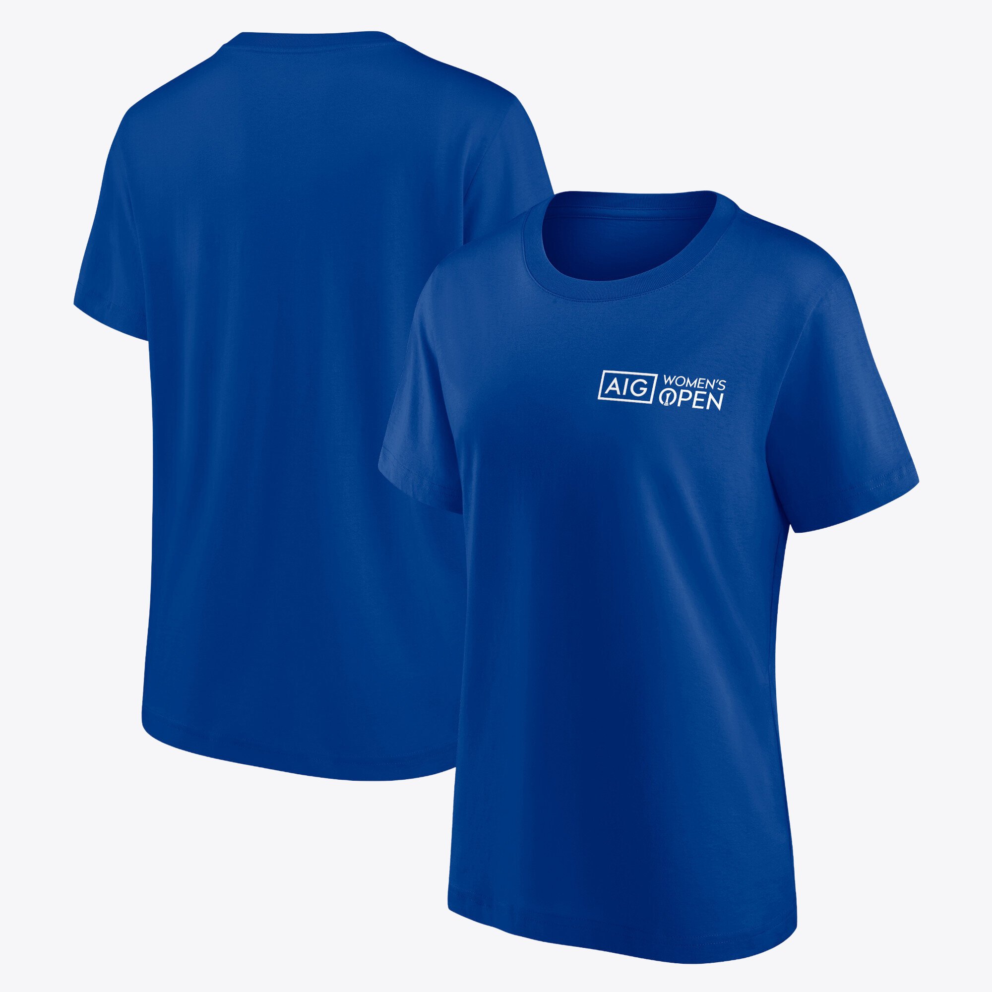 T-shirt AIG da donna con logo aperto piccolo - Royal - Donna