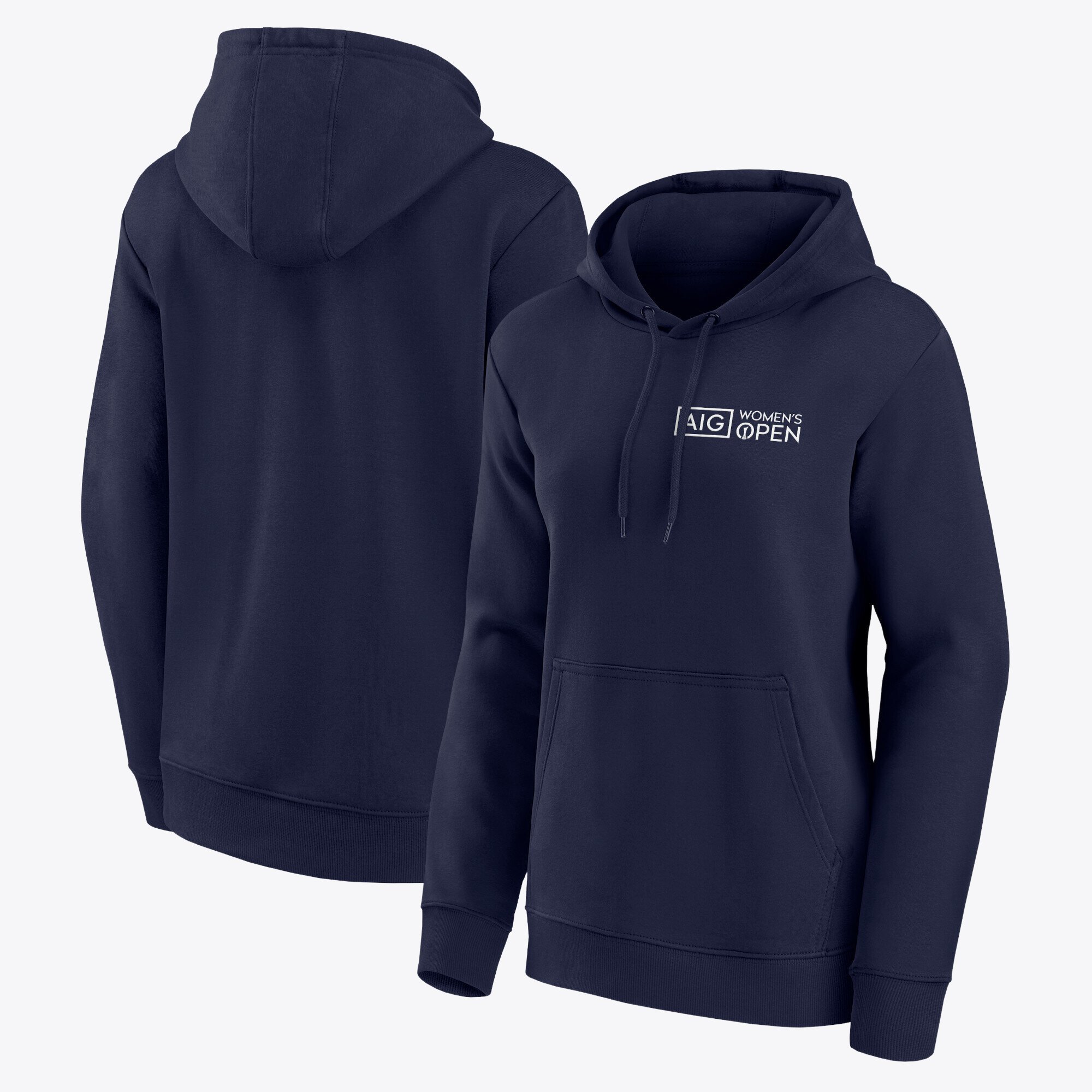 Felpa con cappuccio AIG Women's Open Small Logo - Blu scuro - Donna