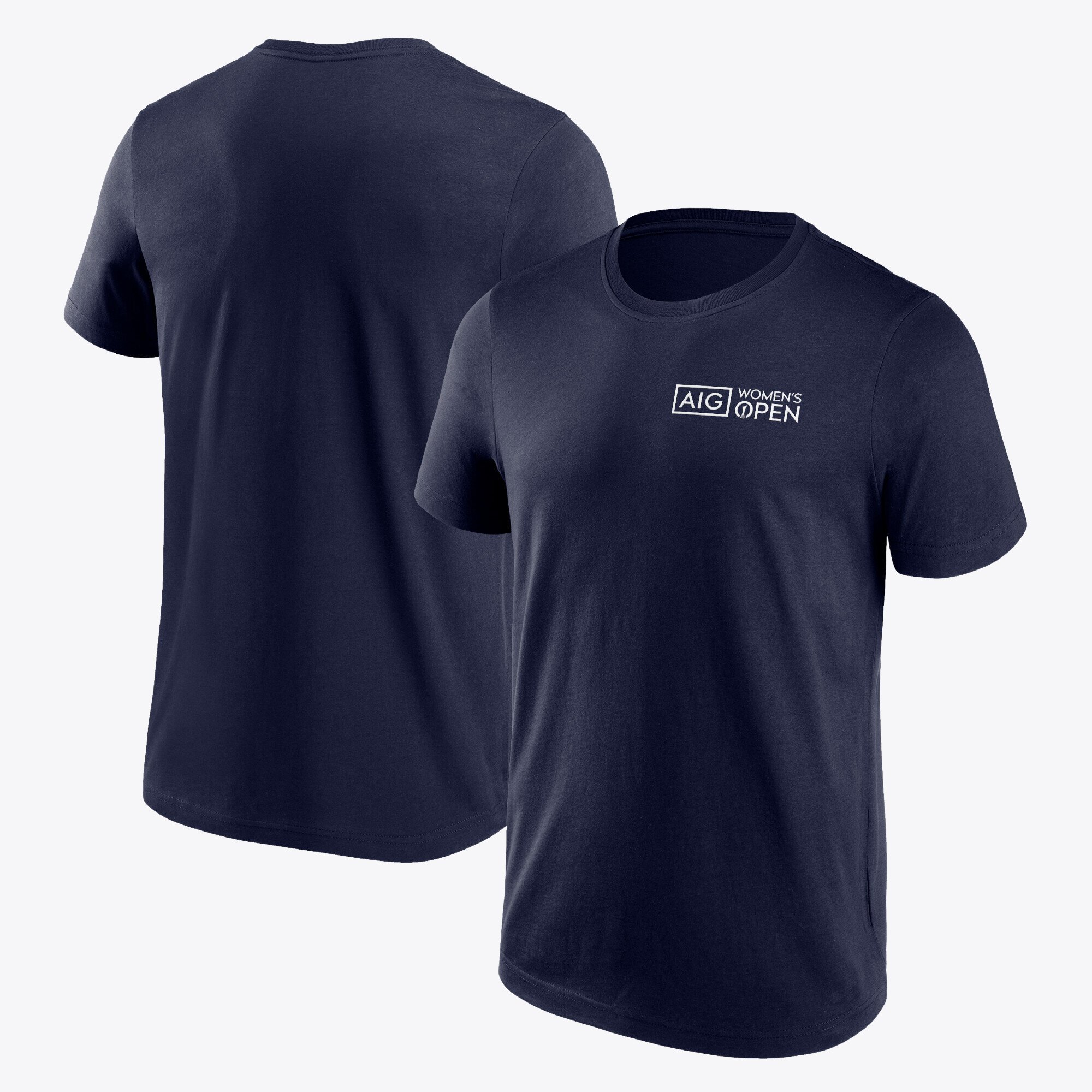 T-shirt AIG da donna con logo aperto piccolo - blu scuro
