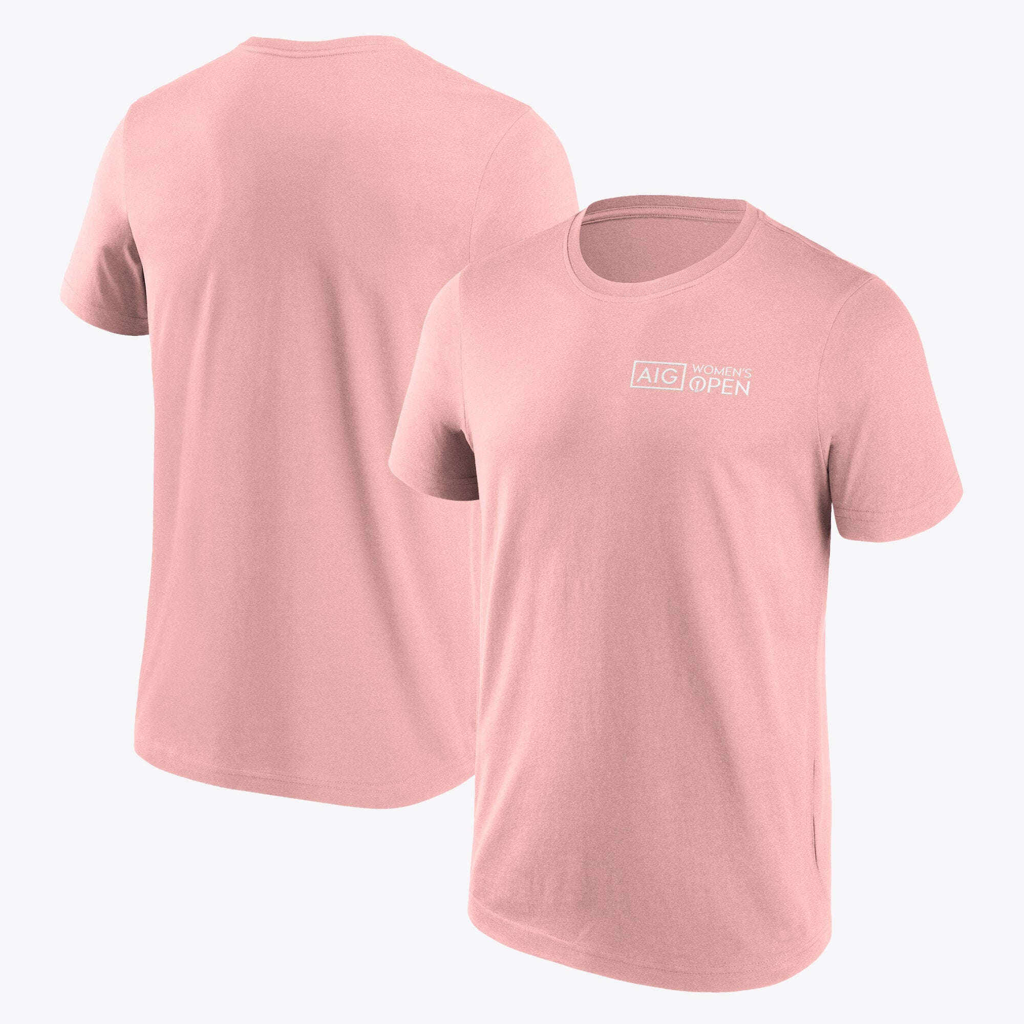 T-shirt AIG da donna con logo aperto piccolo - rosa