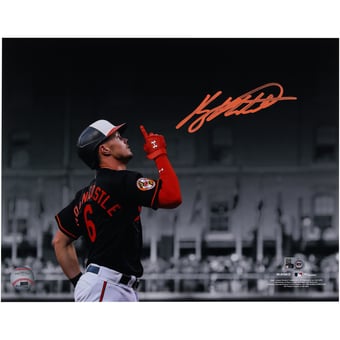 Ryan Mountcastle Baltimore Orioles Autographed 11" x 14" Spotlight Celebration Photograph