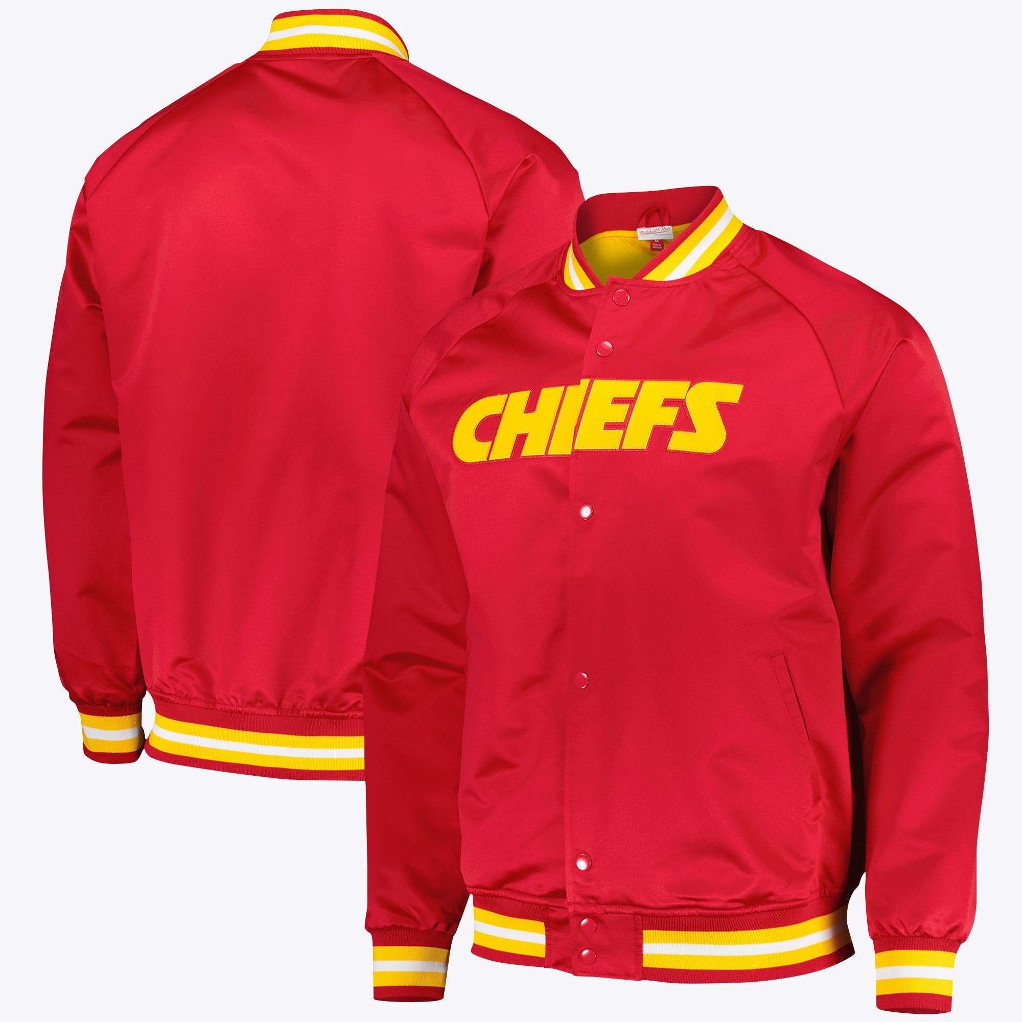 Satin-Jacke „Kansas City Chiefs“ von Mitchell & Ness – Herren