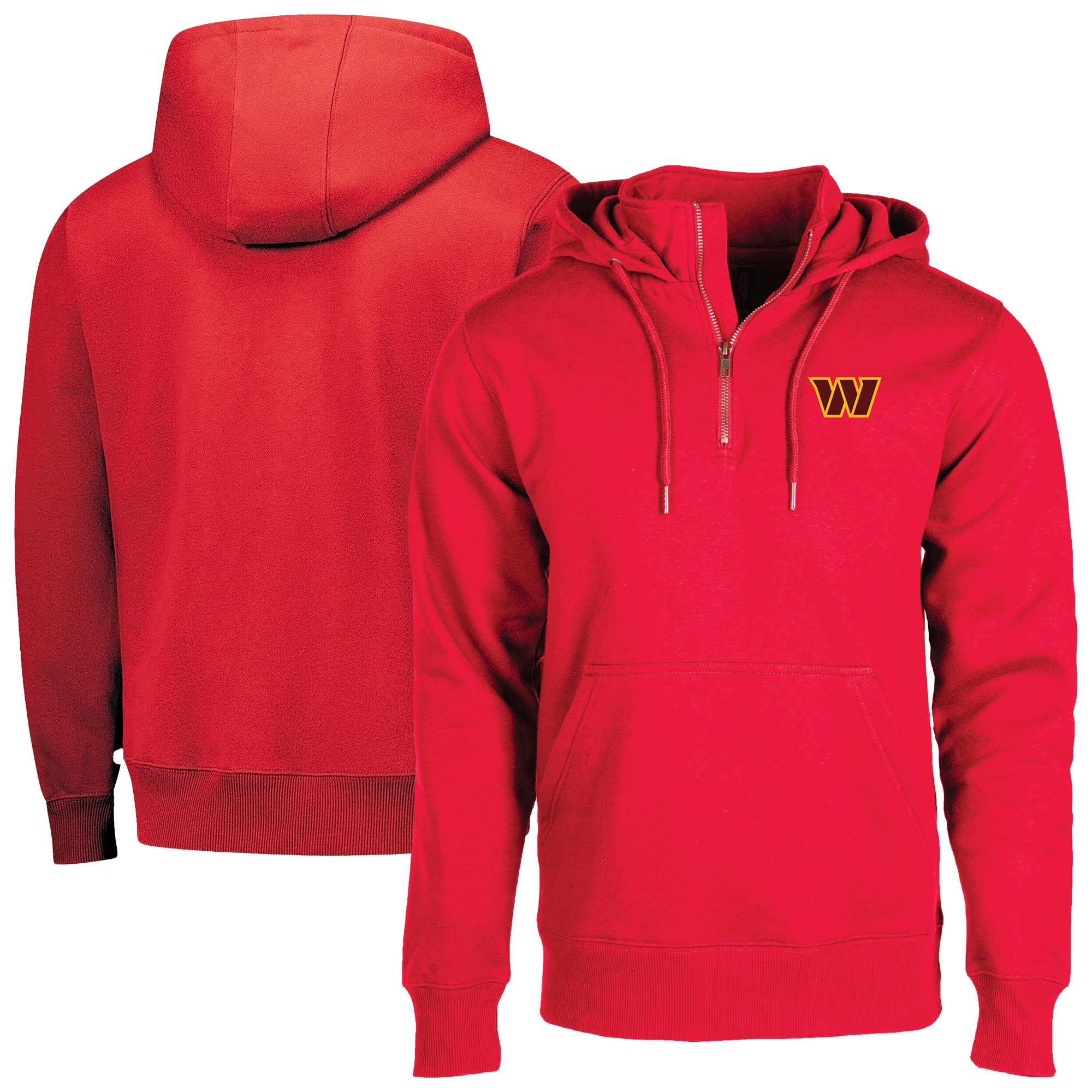 Unisex Dunbrooke Burgundy Washington Commanders Defender Quarter-Zip Hoodie Unisex Dunbrooke Burgundy Washington Commanders Defender Quarter-Zip Hoodie