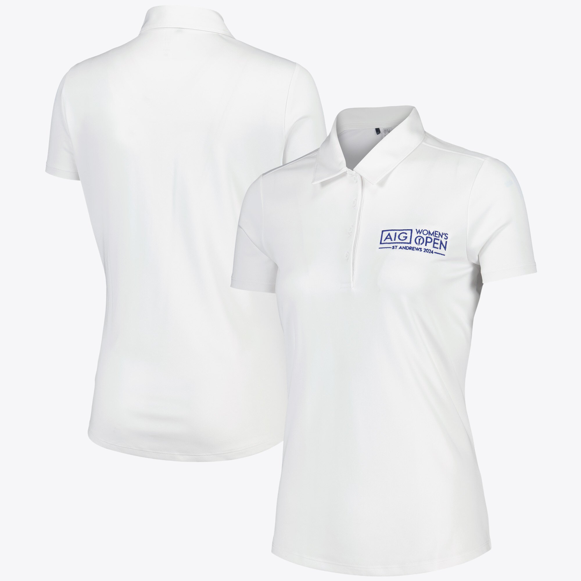 Polo Adidas Performance AIG Open St Andrews 2024 da donna - Bianca - da donna