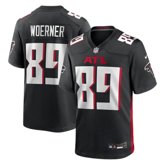 Men's Nike Charlie Woerner Black Atlanta Falcons Game Jersey