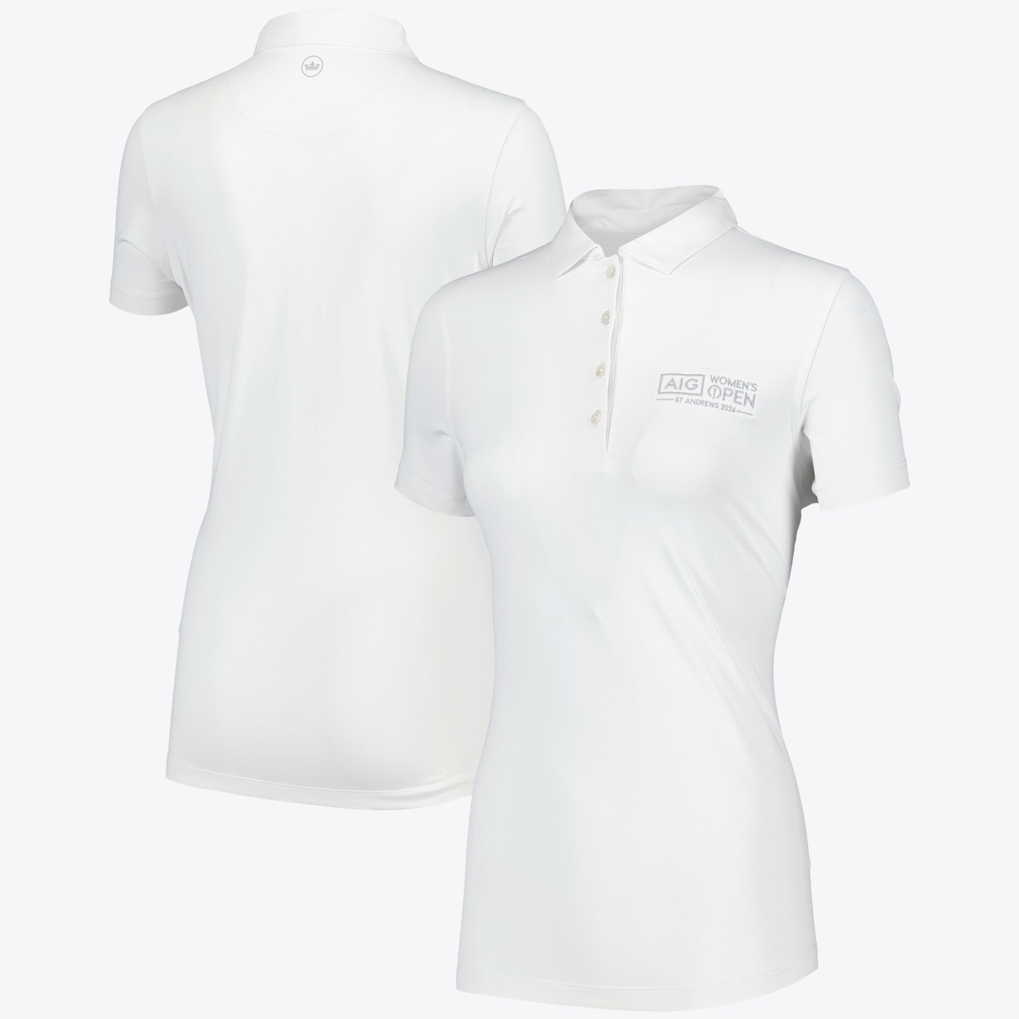 Polo AIG Donna Open St Andrews 2024 Peter Millar - Bianca - Donna
