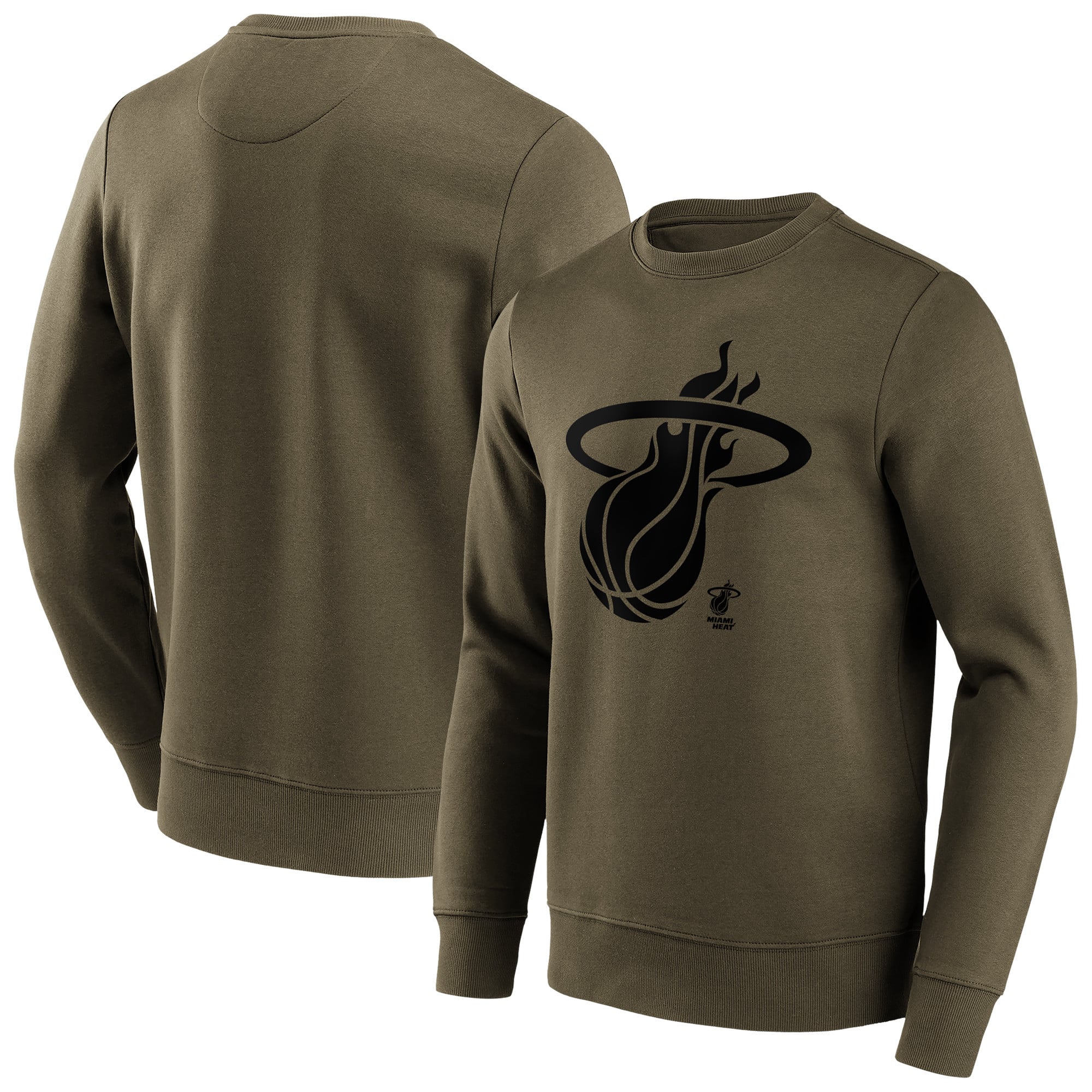 Sudadera con cuello redondo y gráfico monologo de la NBA Miami Heat - Grande y alto - Hombre
