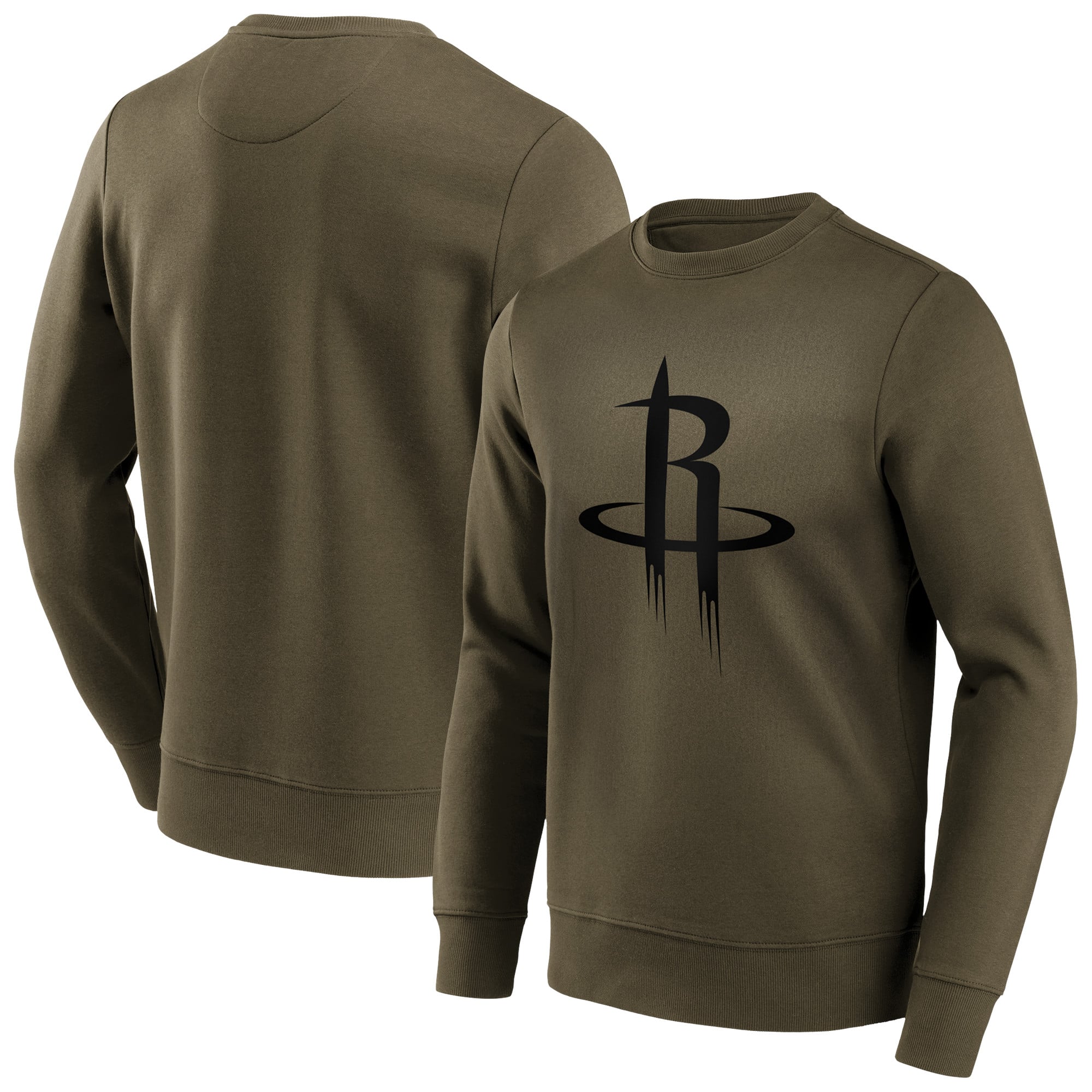 Houston Rockets NBA Mono Logo Graphic Crew Sweatshirt – Big & Tall – Mens