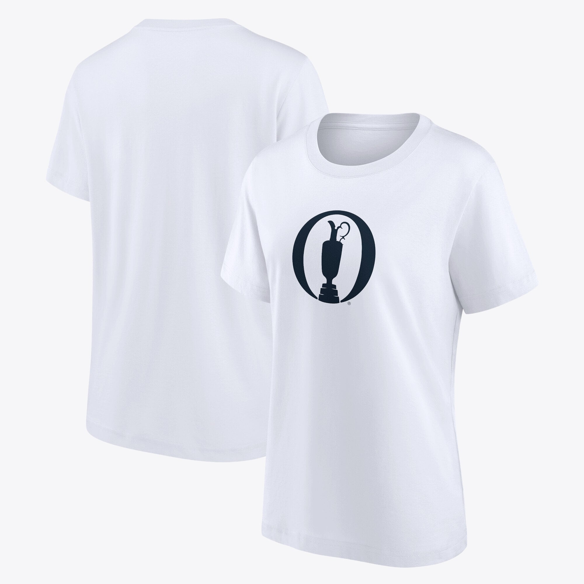T-shirt grafica con logo The Open Primary - Bianca - Donna