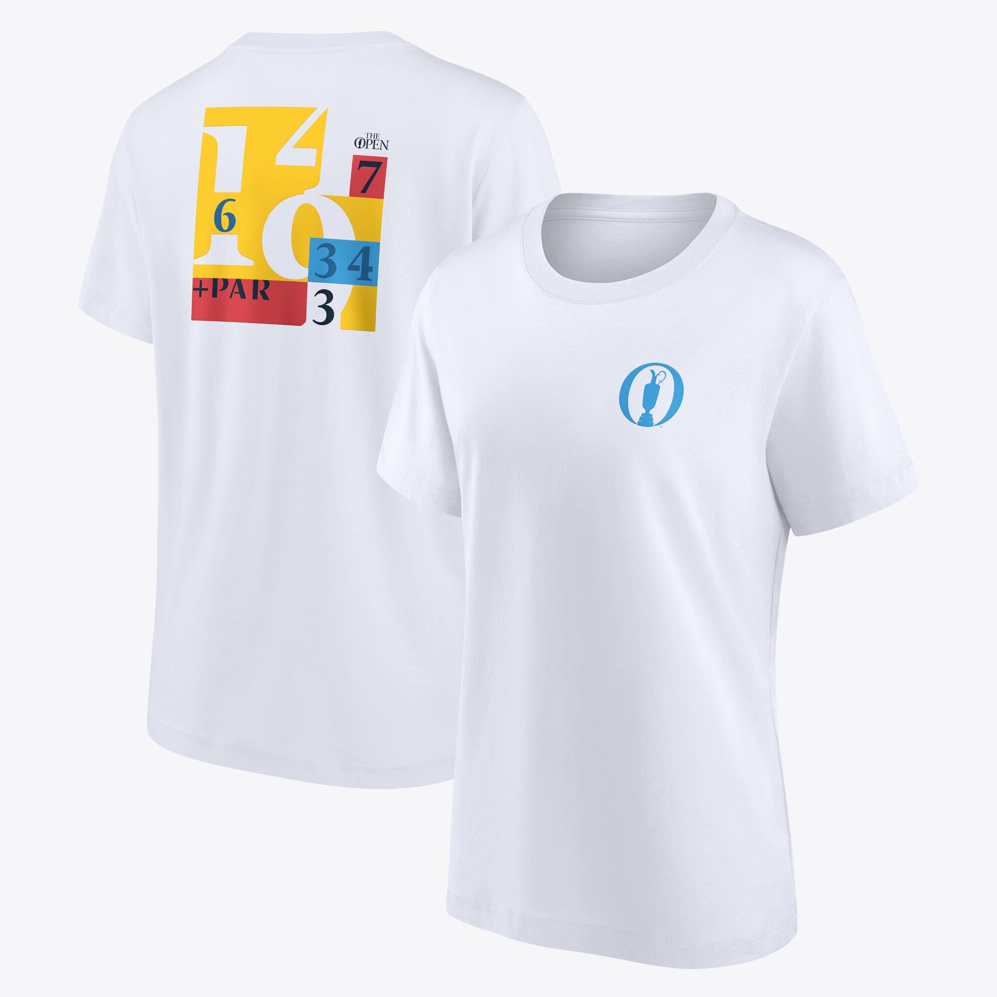 T-shirt grafica The Open Hometown Scorecard - Bianca - Donna