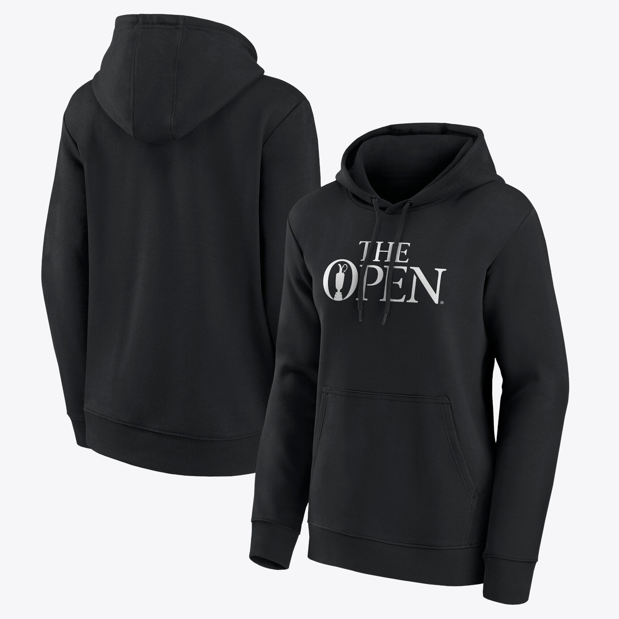 Felpa con cappuccio grafica The Open Wordmark - Nera - Donna