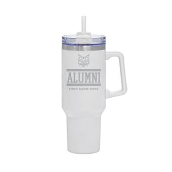 Quinnipiac Bobcats 40oz. Rocky Alumni Personalized Tumbler