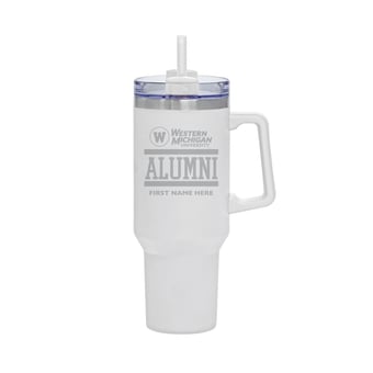 Western Michigan Broncos 40oz. Rocky Alumni Personalized Tumbler