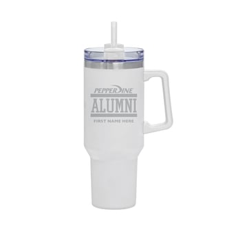Pepperdine Waves 40oz. Rocky Alumni Personalized Tumbler
