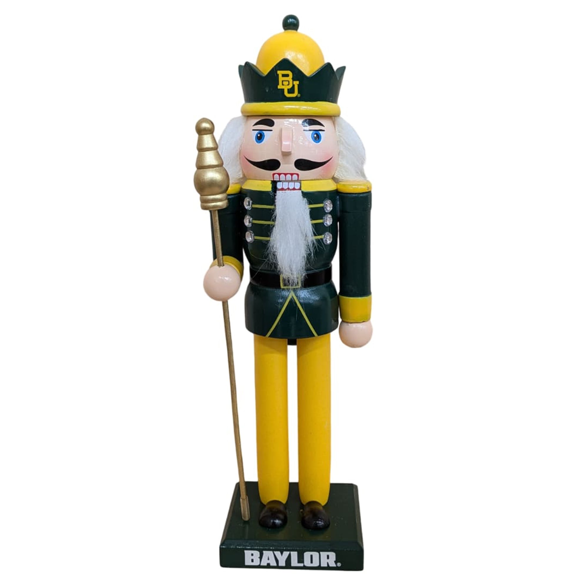 Baylor Bears 12" Wooden Nutcracker Statue