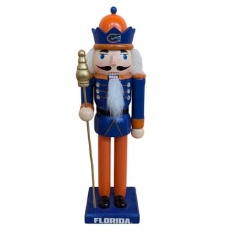 "Florida Gators 12"" Wooden Nutcracker Statue"