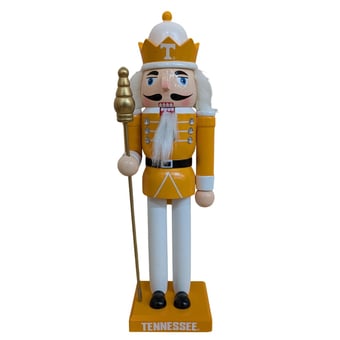 Tennessee Volunteers 12" Wooden Nutcracker Statue