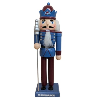 "Colorado Avalanche 12"" Wooden Nutcracker Statue"