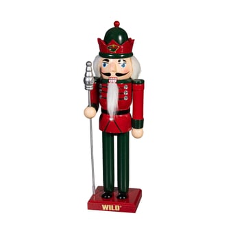 "Minnesota Wild 12"" Wooden Nutcracker Statue"
