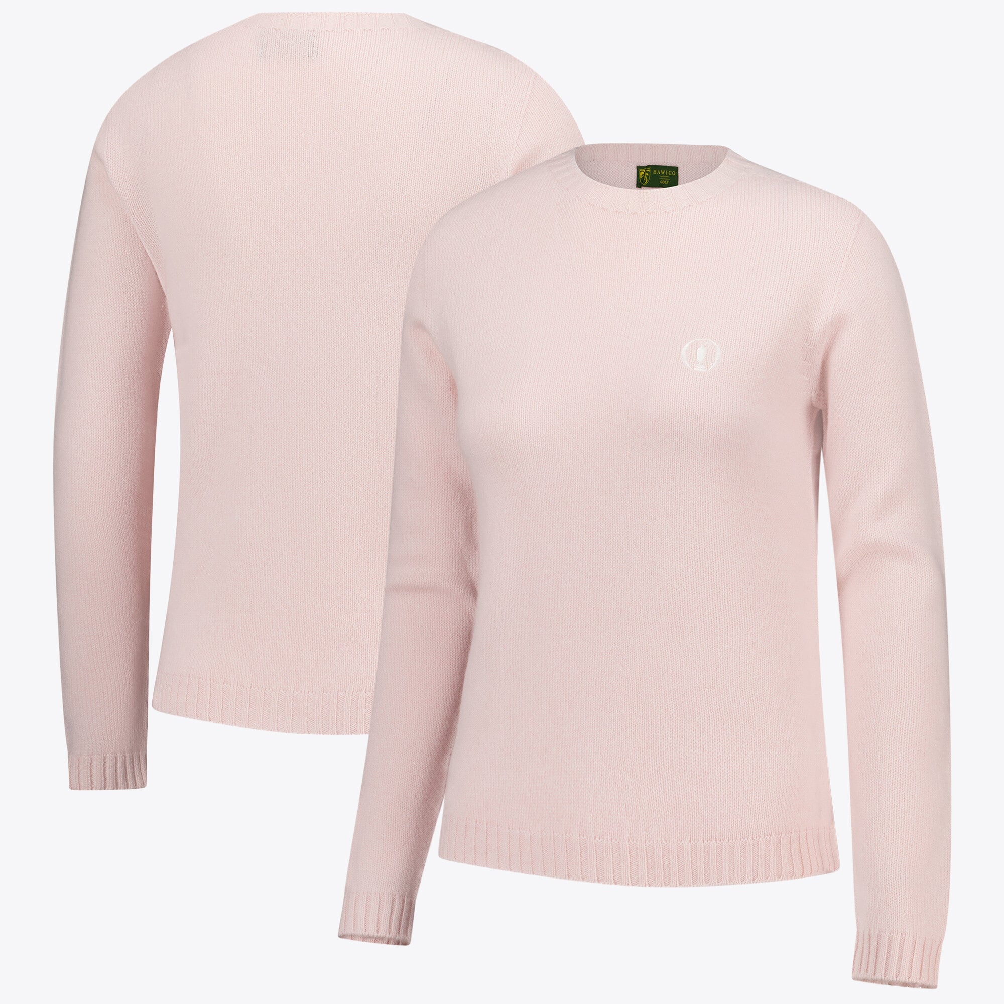 The Open Hawico Glen Cashmere Crew Knit - Zucchero filato - Donna