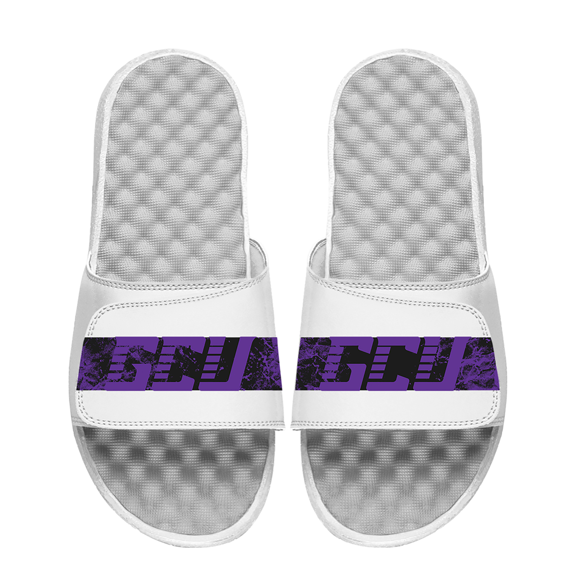 Men’s ISlide White Grand Canyon Antelopes Distressed Slide Sandals Men’s ISlide White Grand Canyon Antelopes Distressed Slide Sandals