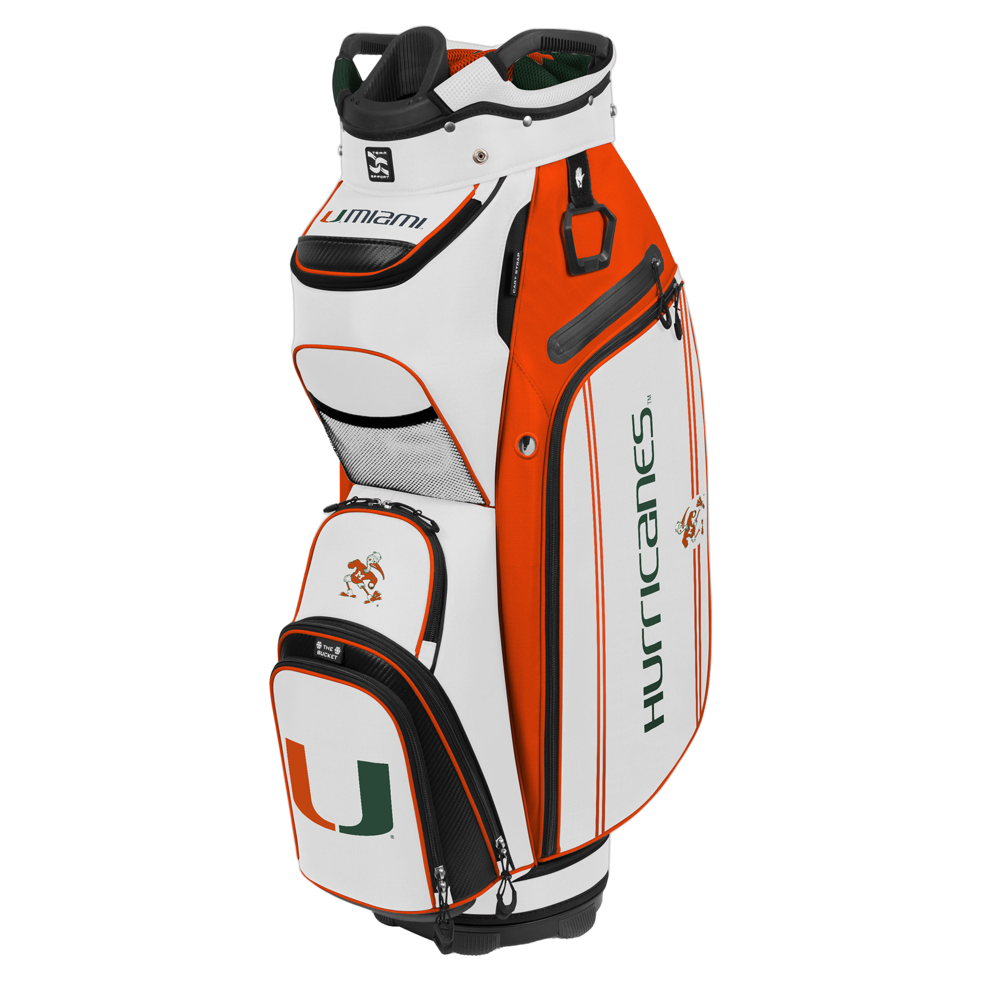 WinCraft Miami Hurricanes Bucket III Cooler Cart Golf Bag
