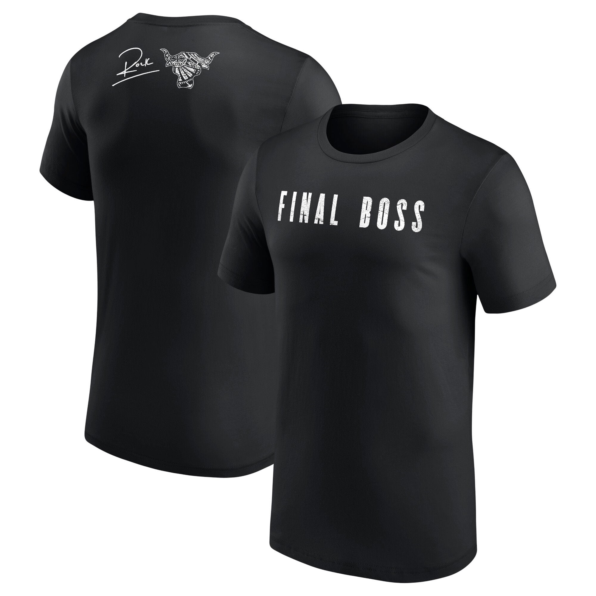 The Rock Final Boss T-Shirt - Black - Mens